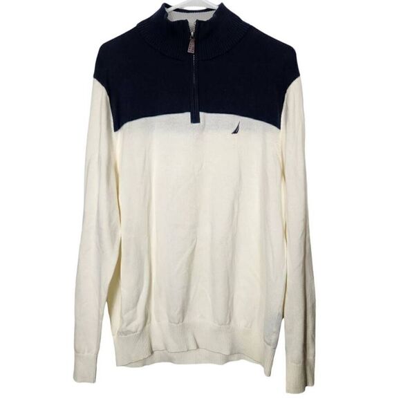 Nautica Other - Nautica 1/4 zip sweater pull over shirt colorblock Medium